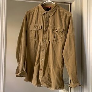 Corduroy Shirt - tan